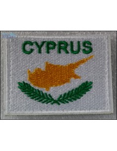 ΣΗΜΑΙΑ CYPRUS ΛΕΥΚΟ ΦΟΝΤΟ