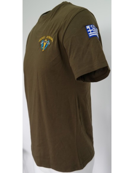 T-Shirt Χακί Λύκος Ειδικές Δυνάμεις