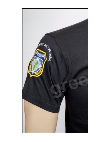 T-SHIRT ΜΑΥΡΟ ΔΙ.ΑΣ 4 ΚΕΝΤΗΜΑΤΑ