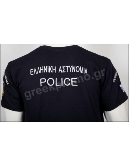 Τ-SHIRT ΜΠΛΕ POLICE 100% ΒΑΜΒ