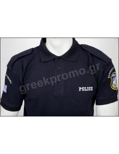 POLO ΜΠΛΕ ΕΠΩΜΙΔΑ ΑΣΤΥΝΟΜΙΑΣ 100%COTTON