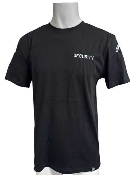 Τ-SHIRT ΜΑΥΡΟ SECURITY ΠΛΑΤΗ ΙΣΙΟ