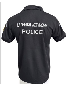 POLO ΜΑΥΡΟ  QUICK DRY ΑΣΤΥΝΟΜΙΑΣ