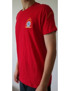 Τ-SHIRT KOKKINO ΠΥΡΟΣΒΕΣΤΙΚΗΣ+FIRE CORPS ΕΠΟΧΙΚΟΣ 2