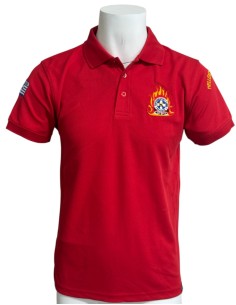 POLO ΚΟΚΚΙΝΟ QUICK DRY ΠΥΡΟΣΒΕΣΤΙΚΗΣ+FIRE CORPS 2
