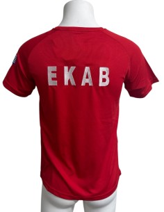 T-SHIRT QUICK DRY ΚΟΚΚΙΝΟ ΕΚΑΒ ΣΤΗΘΟΣ ΠΛΑΤΗ ΓΡΑΜΜΑΤΑ ΚΑΙ ΣΗΜΑΙΑ
