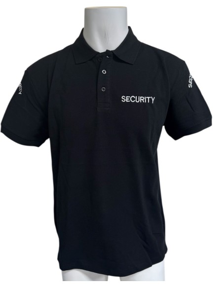 POLO ΜΑΥΡΟ SECURITY ΙΣΙΟ ΠΛΑΤΗ  4 ΚΕΝΤΗΜΑΤΑ