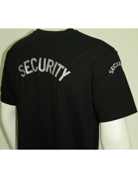Τ-SHIRT ΜΑΥΡΟ SECURITY ΠΛΑΤΗ ΤΟΞΟ