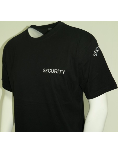 Τ-SHIRT ΜΑΥΡΟ SECURITY ΠΛΑΤΗ ΤΟΞΟ