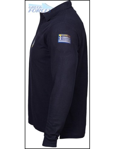 POLO ΜΑΚΡΥΜΑΝΙΚΟ ΛΙΜΕΝΙΚΟΥ ΣΗΜΑΙΑ ΠΑΡΑΛ/ΜΟ 65POL-35COT