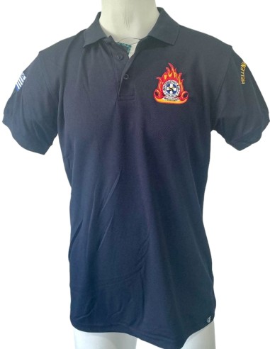 POLO ΜΠΛΕ QUICK DRY ΠΥΡΟΣΒΕΣΤΙΚΗΣ+FIRE CORPS