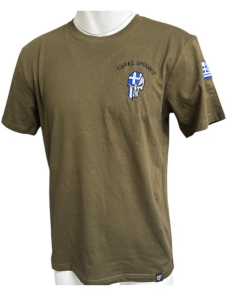 T-SHIRT ΧΑΚΙ ΕΙΔΙΚΕΣ ΔΥΝΑΜΕΙΣ PUNISHER