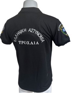 POLO ΜΑΥΡΟ QUICK DRY  ΤΡΟΧΑΙΑ 5 ΚΕΝΤΗΜΑΤΑ