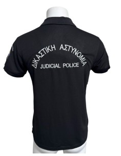 POLO ΜΑΥΡΟ QUICK DRY ΔΙΚΑΣΤΙΚΗ ΑΣΤΥΝΟΜΙΑ JUDICIAL POLICE 2024