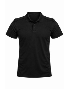 VANGUARD ULTIMATE QUICK DRY POLO ΜΑΥΡΟ