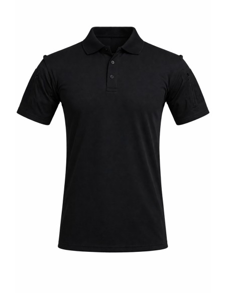 VANGUARD ULTIMATE QUICK DRY POLO ΜΑΥΡΟ