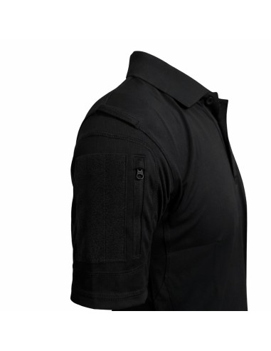 VANGUARD ULTIMATE QUICK DRY POLO ΜΑΥΡΟ