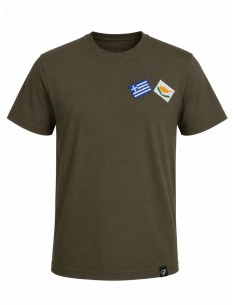 T-SHIRT ΧΑΚΙ ΑΕΤΟΣ ΣΗΜΑΙΑ ΕΛΛΑΔΑ ΑΓΚΑΘΙΑ 2
